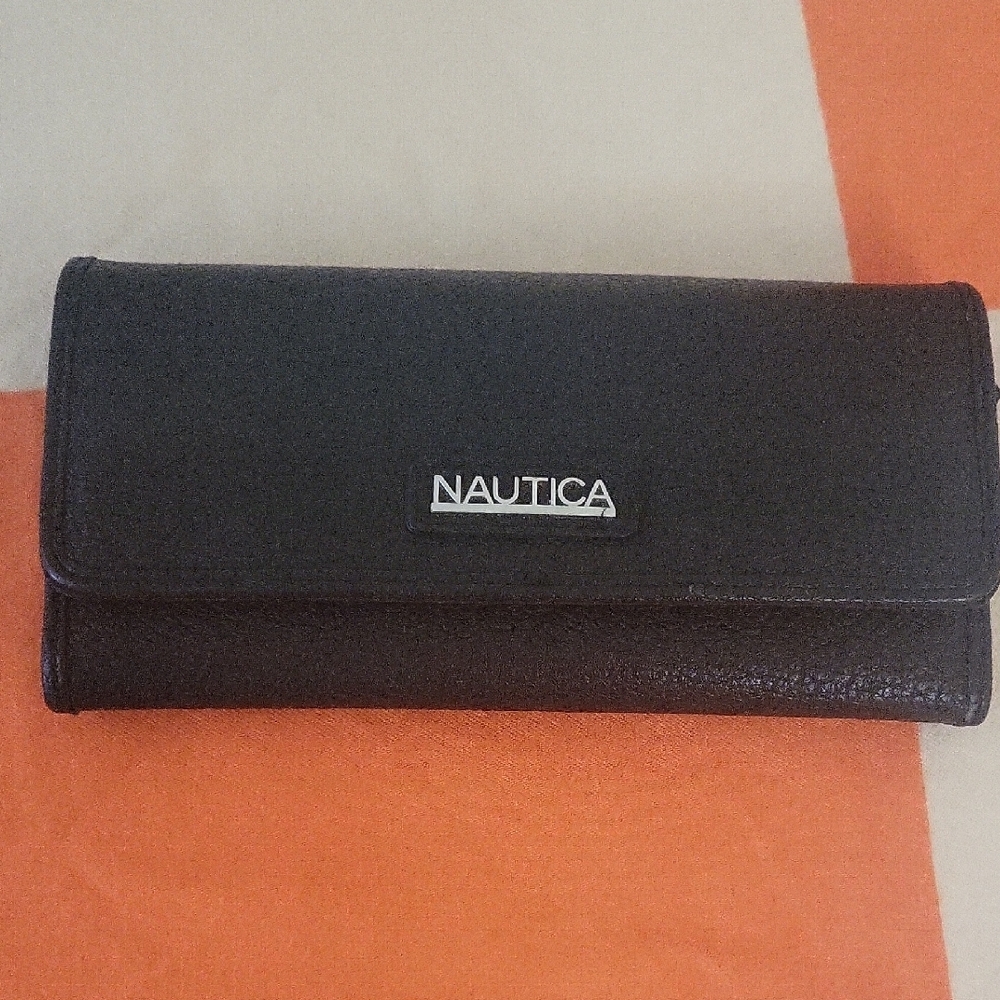 Black Nautica Wallet with RFID Protection